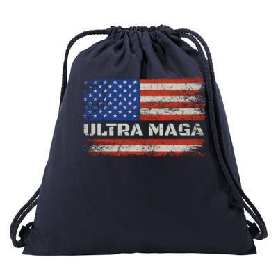 Ultra Maga Proud Ultra Maga 1 Drawstring Bag