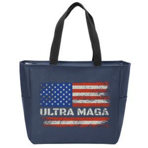 Ultra Maga Proud Ultra Maga 1 Zip Tote Bag