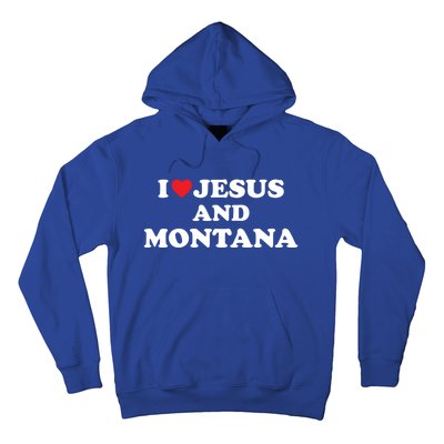 Usa Map Proud Christian Cool Gift I Love Jesus And Montana Cool Gift Hoodie