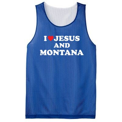 Usa Map Proud Christian Cool Gift I Love Jesus And Montana Cool Gift Mesh Reversible Basketball Jersey Tank