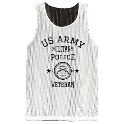 US Military Police Veteran Retired Police Officer Mesh Reversible Basketball Jersey Tank