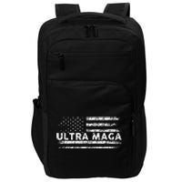 Ultra Maga Proud Ultra Maga Anti Biden Us Flag Pro Trump Impact Tech Backpack