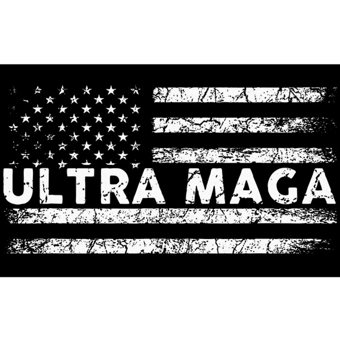 Ultra Maga Proud Ultra Maga Anti Biden Us Flag Pro Trump Bumper Sticker