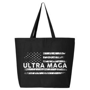 Ultra Maga Proud Ultra Maga Anti Biden Us Flag Pro Trump 25L Jumbo Tote