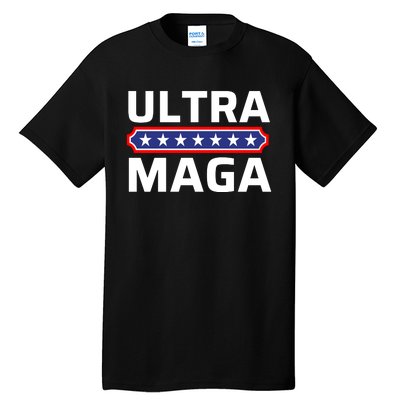 Ultra Maga Pro Trump Ultra MAGA Funny Anti Biden Tall T-Shirt