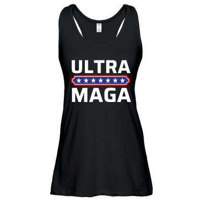 Ultra Maga Pro Trump Ultra MAGA Funny Anti Biden Ladies Essential Flowy Tank