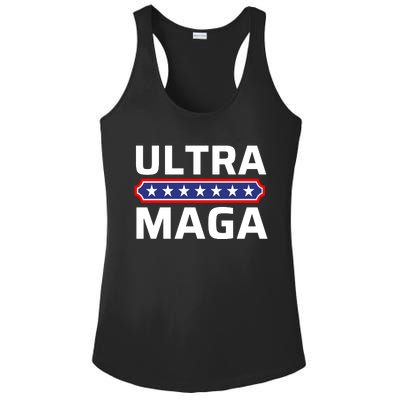 Ultra Maga Pro Trump Ultra MAGA Funny Anti Biden Ladies PosiCharge Competitor Racerback Tank