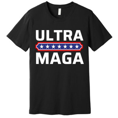 Ultra Maga Pro Trump Ultra MAGA Funny Anti Biden Premium T-Shirt
