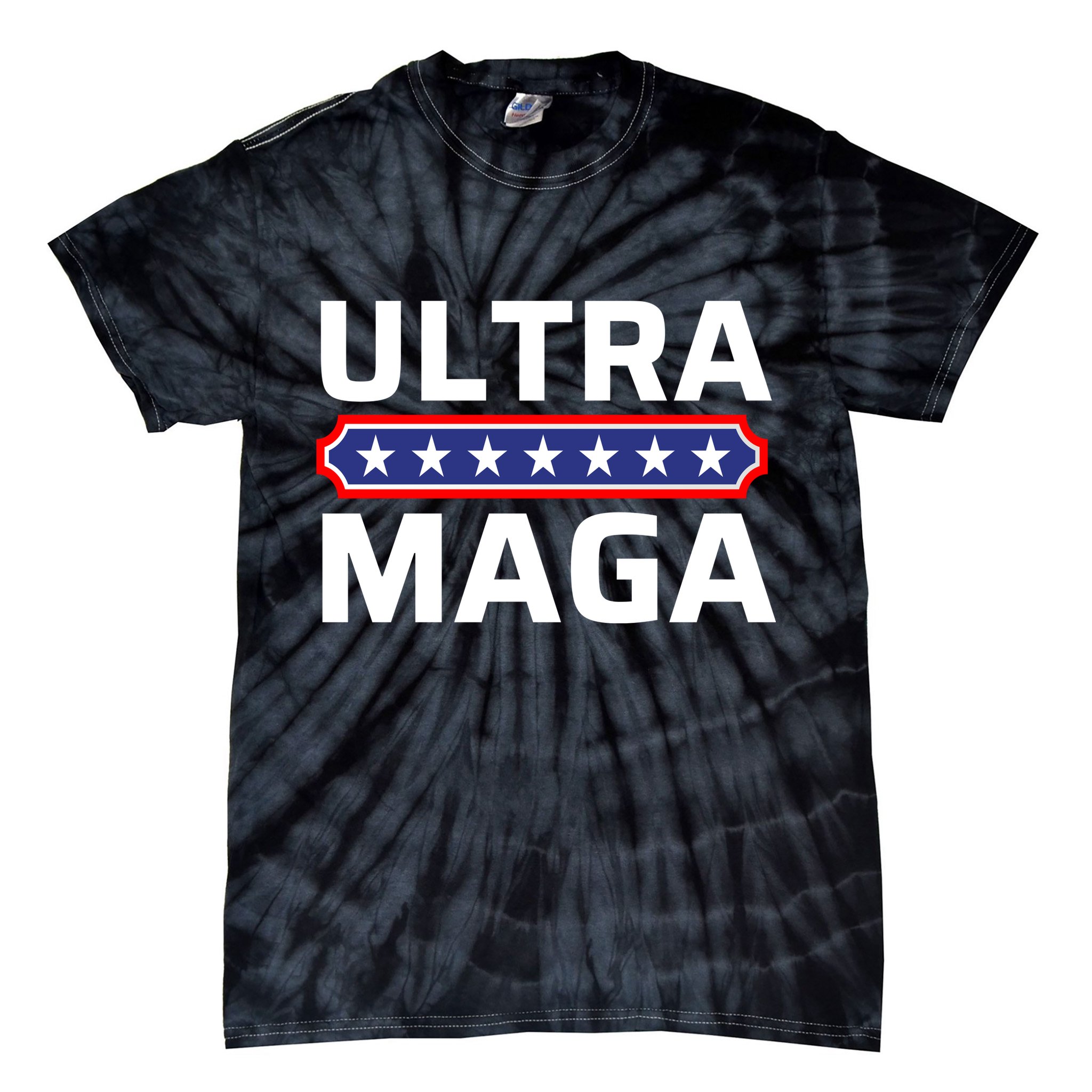 Ultra Maga Pro Trump Ultra MAGA Funny Anti Biden Tie-Dye T-Shirt