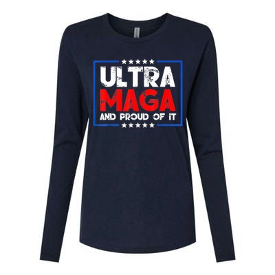 Ultra Maga Proud UltraMaga Womens Cotton Relaxed Long Sleeve T-Shirt