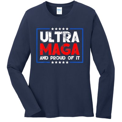 Ultra Maga Proud UltraMaga Ladies Long Sleeve Shirt