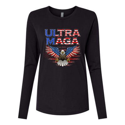 Ultra Maga Proud Ultra Maga Womens Cotton Relaxed Long Sleeve T-Shirt