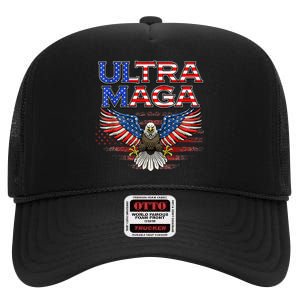 Ultra Maga Proud Ultra Maga High Crown Mesh Back Trucker Hat