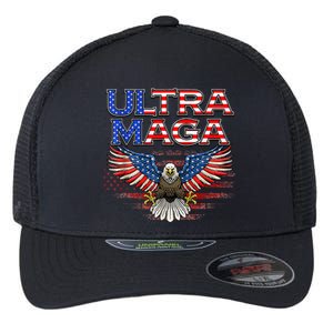 Ultra Maga Proud Ultra Maga Flexfit Unipanel Trucker Cap