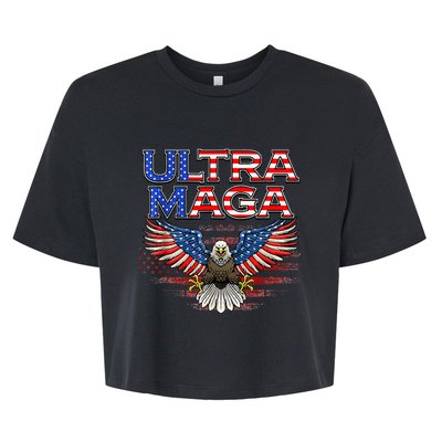 Ultra Maga Proud Ultra Maga Bella+Canvas Jersey Crop Tee