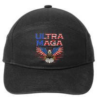 Ultra Maga Proud Ultra Maga 7-Panel Snapback Hat