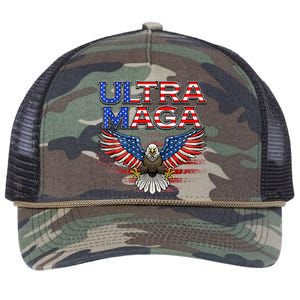 Ultra Maga Proud Ultra Maga Retro Rope Trucker Hat Cap