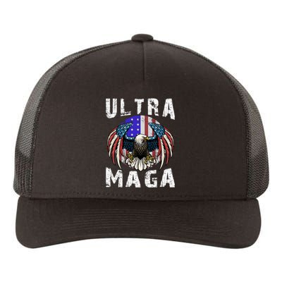 Ultra Maga Pro Trump Ultra MAGA Funny Anti Biden Yupoong Adult 5-Panel Trucker Hat