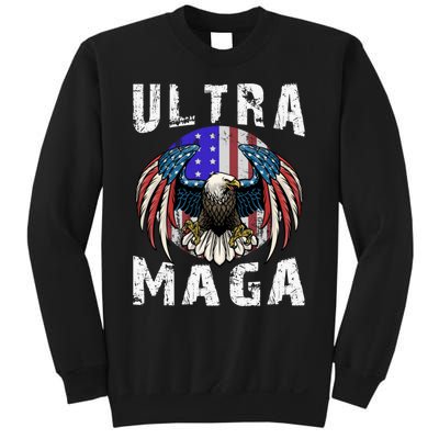 Ultra Maga Pro Trump Ultra MAGA Funny Anti Biden Sweatshirt