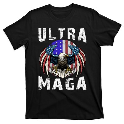 Ultra Maga Pro Trump Ultra MAGA Funny Anti Biden T-Shirt