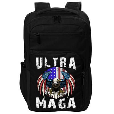 Ultra Maga Pro Trump Ultra MAGA Funny Anti Biden Impact Tech Backpack