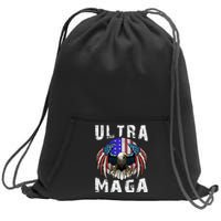 Ultra Maga Pro Trump Ultra MAGA Funny Anti Biden Sweatshirt Cinch Pack Bag