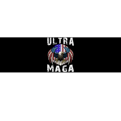 Ultra Maga Pro Trump Ultra MAGA Funny Anti Biden Bumper Sticker