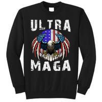 Ultra Maga Pro Trump Ultra MAGA Funny Anti Biden Tall Sweatshirt