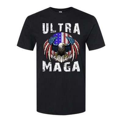 Ultra Maga Pro Trump Ultra MAGA Funny Anti Biden Softstyle CVC T-Shirt