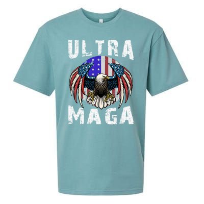 Ultra Maga Pro Trump Ultra MAGA Funny Anti Biden Sueded Cloud Jersey T-Shirt