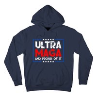 Ultra Maga Proud Ultra Maga Retro Vintage Design Hoodie