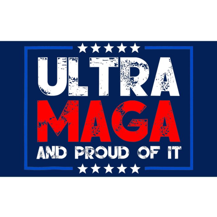 Ultra Maga Proud Ultra Maga Retro Vintage Design Bumper Sticker