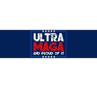 Ultra Maga Proud Ultra Maga Retro Vintage Design Bumper Sticker