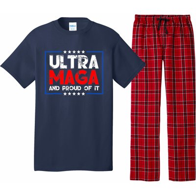 Ultra Maga Proud Ultra Maga Retro Vintage Design Pajama Set