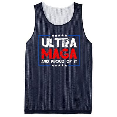 Ultra Maga Proud Ultra Maga Retro Vintage Design Mesh Reversible Basketball Jersey Tank