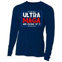 Ultra Maga Proud Ultra Maga Retro Vintage Design Cooling Performance Long Sleeve Crew