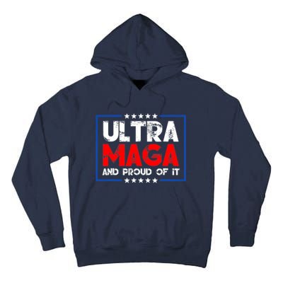 Ultra Maga Proud Ultra Maga Retro Vintage Design Tall Hoodie