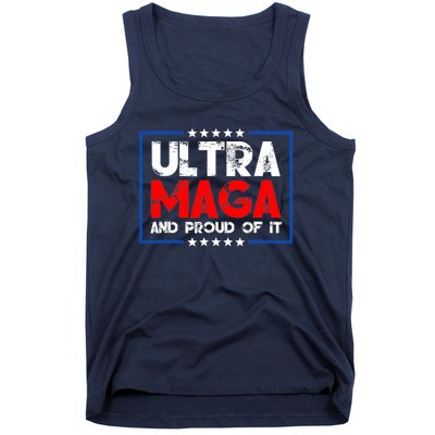 Ultra Maga Proud Ultra Maga Retro Vintage Design Tank Top