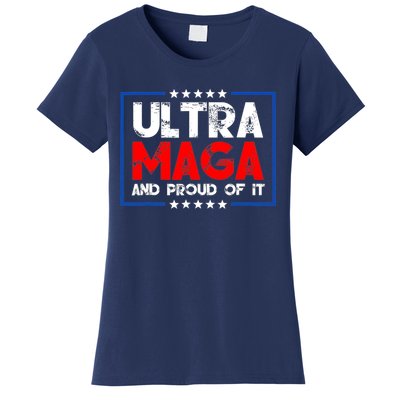 Ultra Maga Proud Ultra Maga Retro Vintage Design Women's T-Shirt