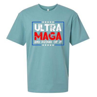 Ultra Maga Proud Ultra Maga Retro Vintage Design Sueded Cloud Jersey T-Shirt