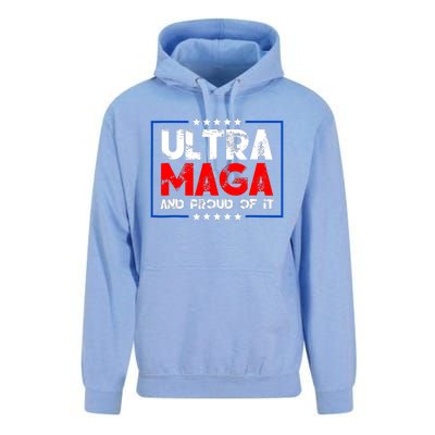 Ultra Maga Proud Ultra Maga Retro Vintage Design Unisex Surf Hoodie