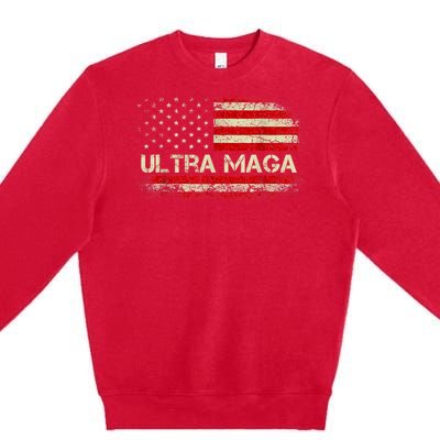 Ultra Maga Proud UltraMaga Premium Crewneck Sweatshirt