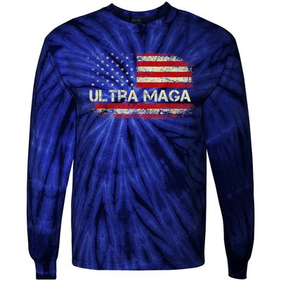 Ultra Maga Proud UltraMaga Tie-Dye Long Sleeve Shirt