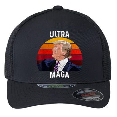 Ultra MAGA Pro Trump Flexfit Unipanel Trucker Cap