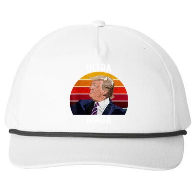 Ultra MAGA Pro Trump Snapback Five-Panel Rope Hat