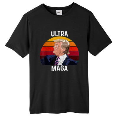 Ultra MAGA Pro Trump Tall Fusion ChromaSoft Performance T-Shirt