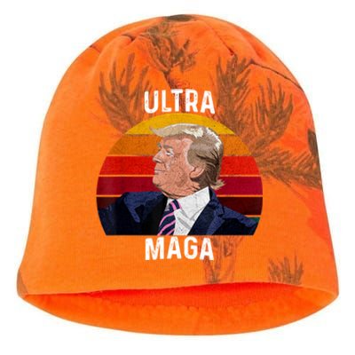 Ultra MAGA Pro Trump Kati - Camo Knit Beanie