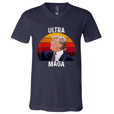 Ultra MAGA Pro Trump V-Neck T-Shirt