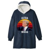 Ultra MAGA Pro Trump Hooded Wearable Blanket