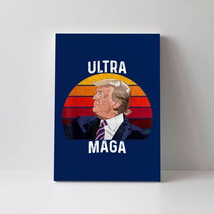 Ultra MAGA Pro Trump Canvas